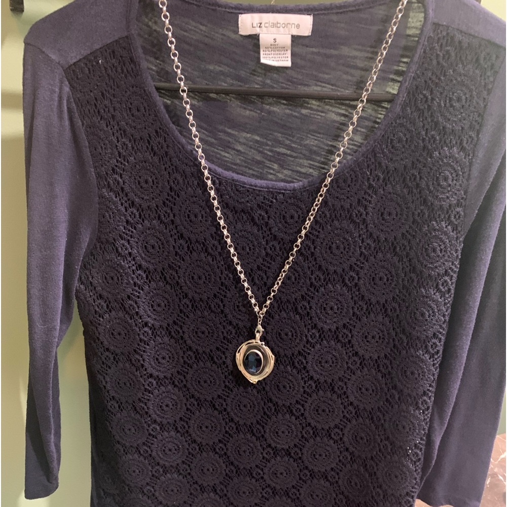 Really nice navy Liz Claiborne  size small